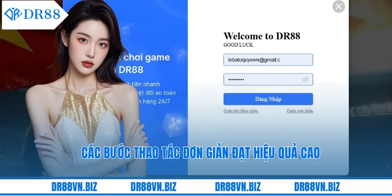 Các bước thao tác đơn giản đạt hiệu quả cao