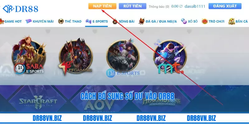 Cách bổ sung số dư vào DR88 Cách bổ sung số dư vào DR88