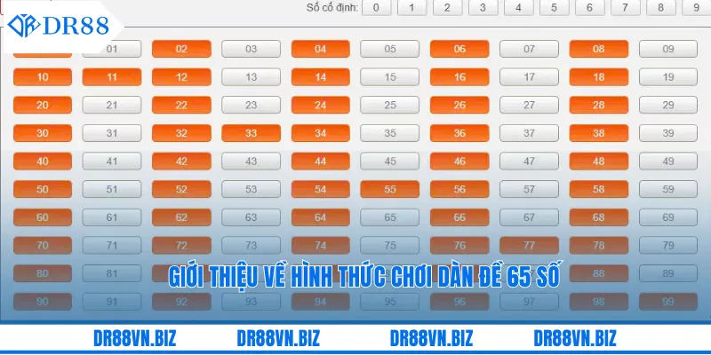 Giới thiệu về hình thức chơi dàn đề 65 số