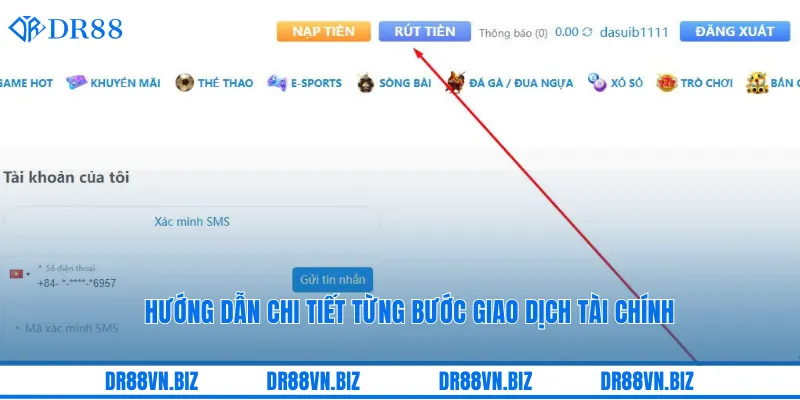 Hướng dẫn chi tiết từng bước giao dịch tài chính